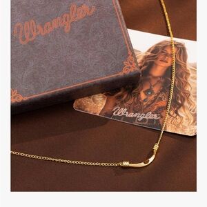 Wrangler Montana West Gold Necklace